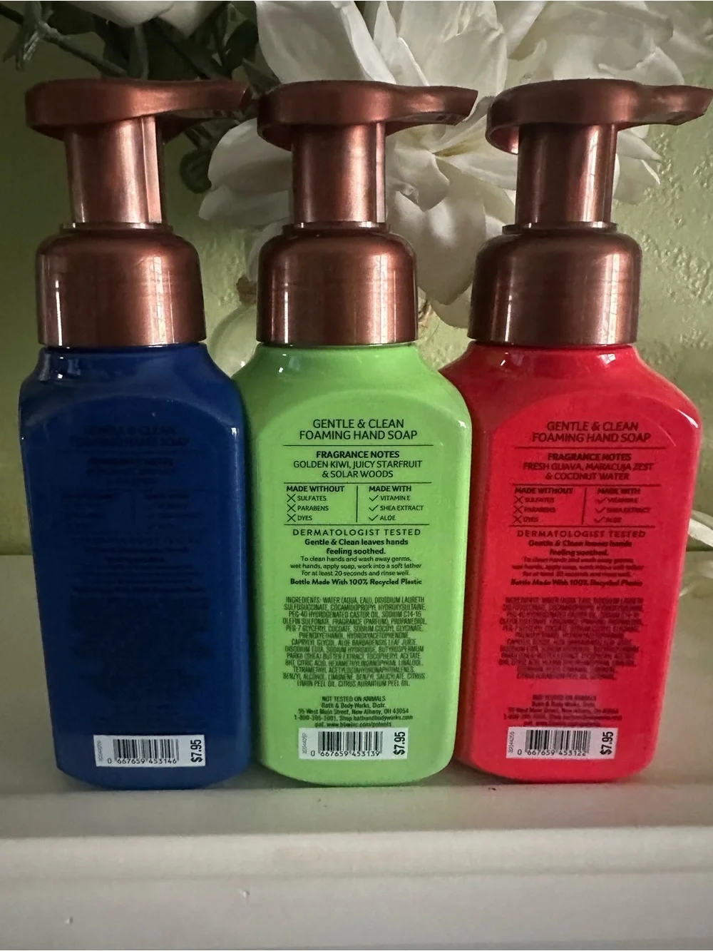 NEW BBW (3) PC TROPICAL FOAMING HANDSOAP BUNDLE